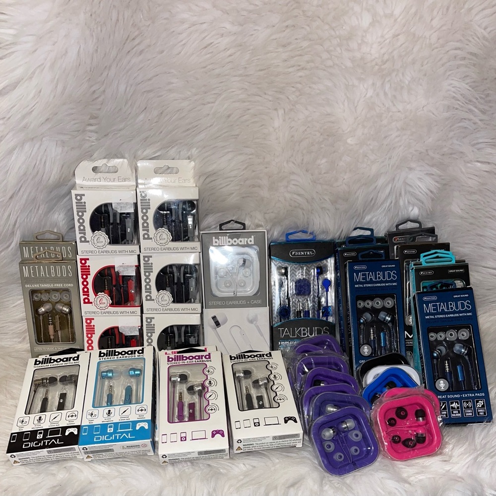 Headphone Bundle Of 38 NEW